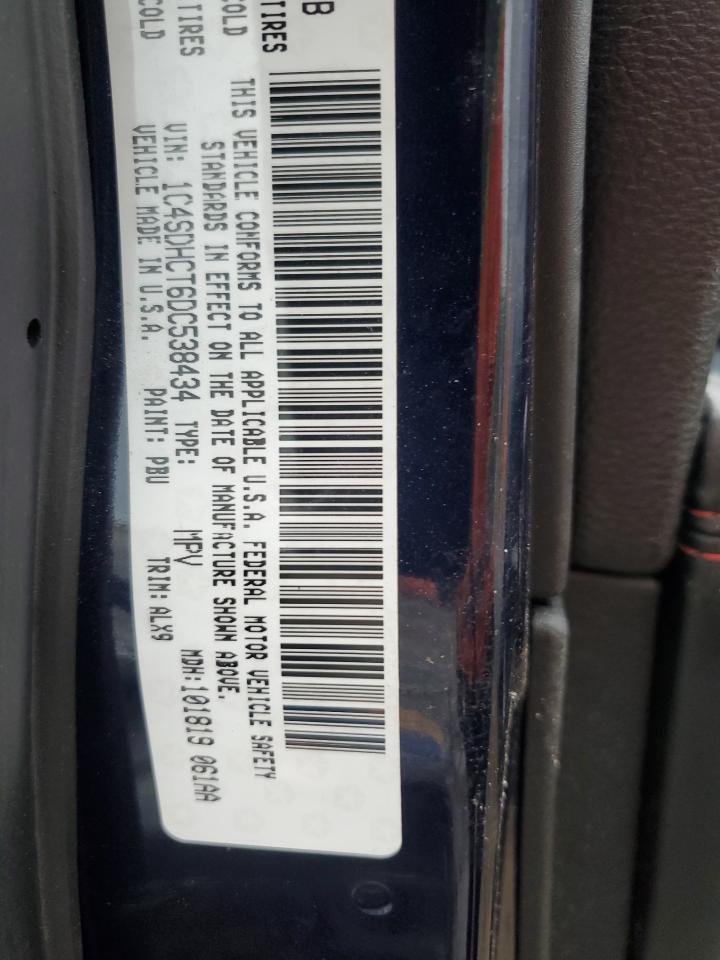 1C4SDHCT6DC538434 2013 Dodge Durango R/T 1C4SDHCT6DC538434 2013 Dodge Durango R/T