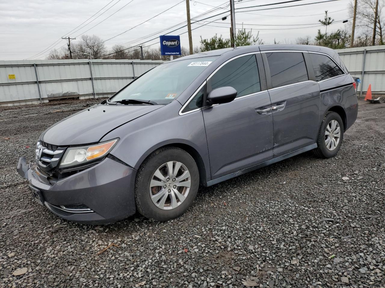 5FNRL5H60FB117477 2015 Honda Odyssey Exl