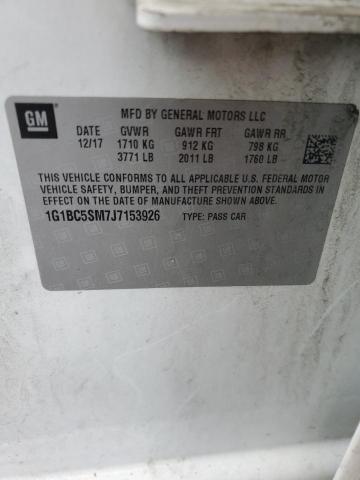 2018 CHEVROLET CRUZE LS 1G1BC5SM7J7153926