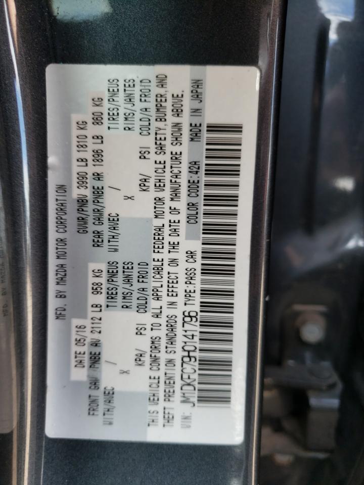 JM1DKFC79H0141796 2017 Mazda Cx-3 Touring