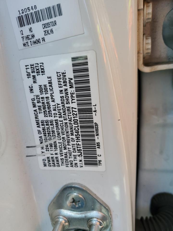 5J6TF1H54CL001277 2012 Honda Crosstour Exl