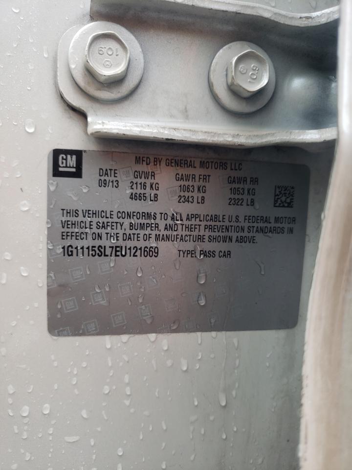 1G1115SL7EU121669 2014 Chevrolet Impala Lt