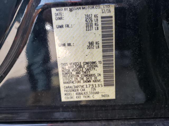 2017 NISSAN ALTIMA 2.5 - 1N4AL3AP7HC173135