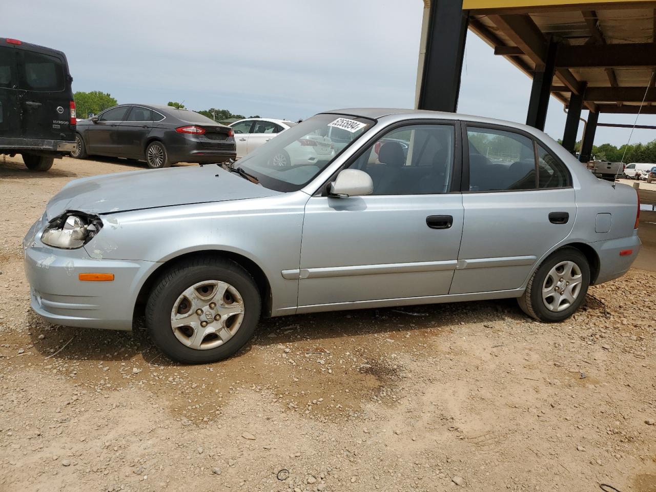 KMHCG45C55U654166 2005 Hyundai Accent Gl