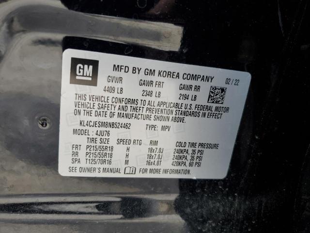 2022 BUICK ENCORE PRE - KL4CJESM8NB524462