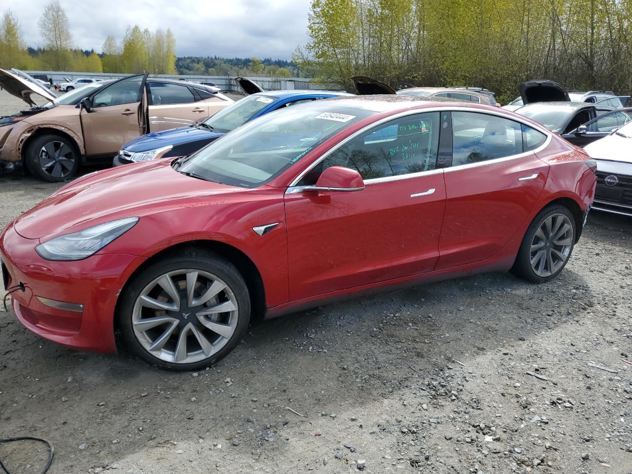 2018 Tesla Model 3 vin: 5YJ3E1EA7JF009772