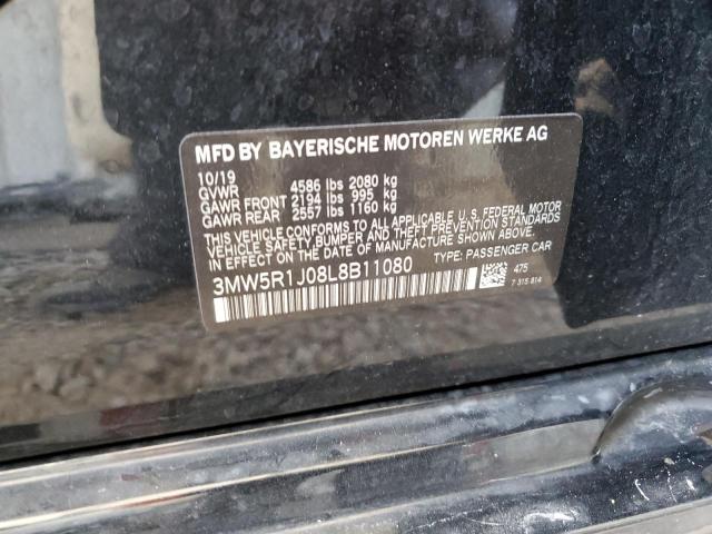 3MW5R1J08L8B11080 BMW 3 Series 330I 12