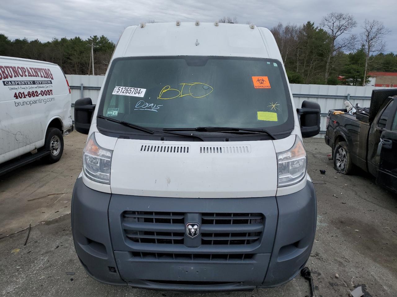 2018 Ram Promaster 2500 2500 High vin: 3C6TRVDG8JE159162