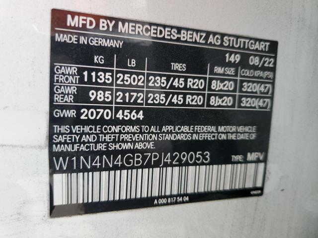 VIN W1N4N4GB7PJ429053 2023 Mercedes-Benz GLA-Class,... no.13