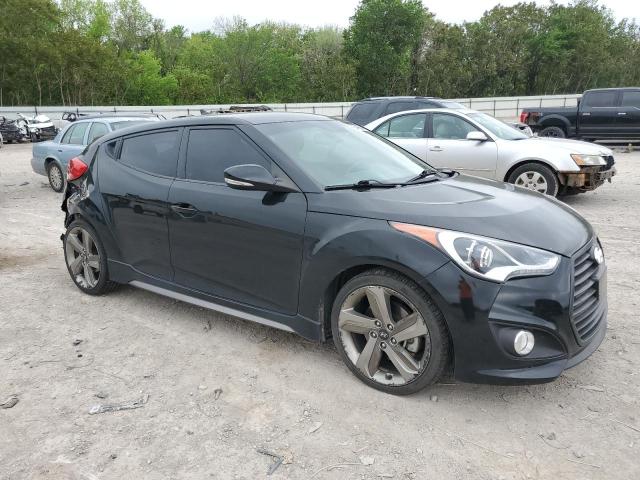 2014 Hyundai Veloster Turbo VIN: KMHTC6AEXEU205595 Lot: 50649554