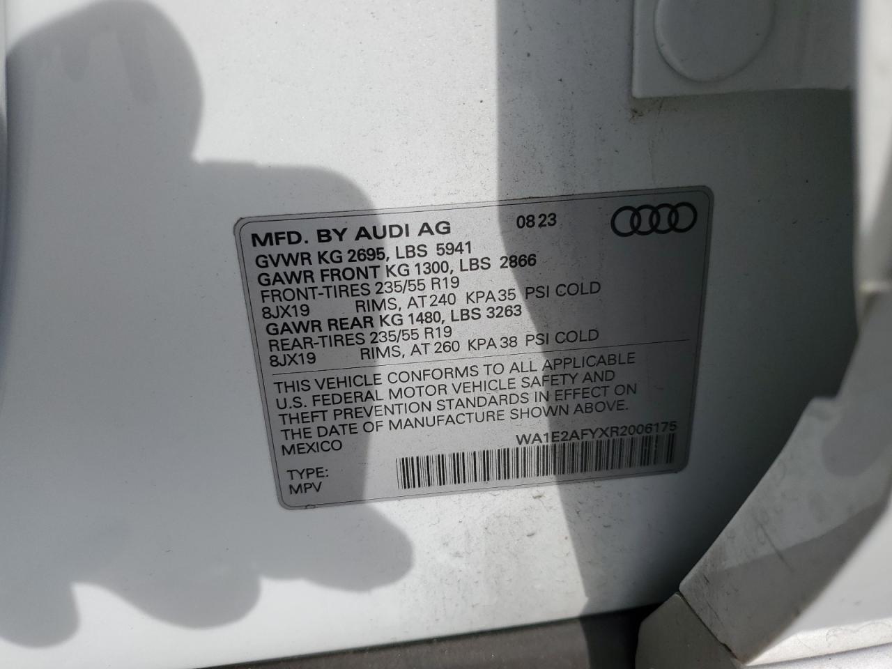 2024 Audi Q5 E Premium Plus 55 vin: WA1E2AFYXR2006175