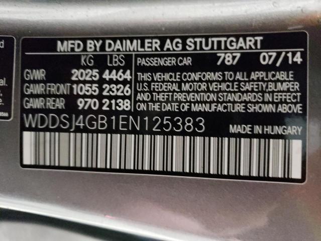 VIN WDDSJ4GB1EN125383 2014 Mercedes-Benz CLA-Class,... no.12