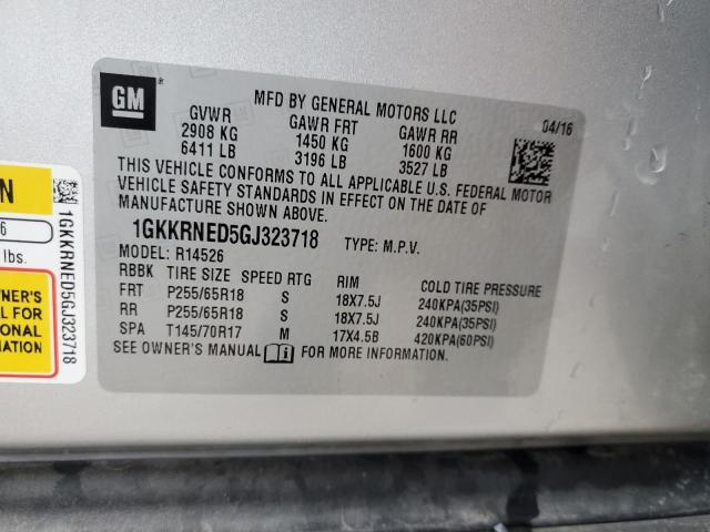 2016 GMC ACADIA SLE - 1GKKRNED5GJ323718