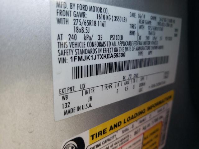 2019 Ford Expedition Max Xlt VIN: 1FMJK1JTXKEA59300 Lot: 51413124