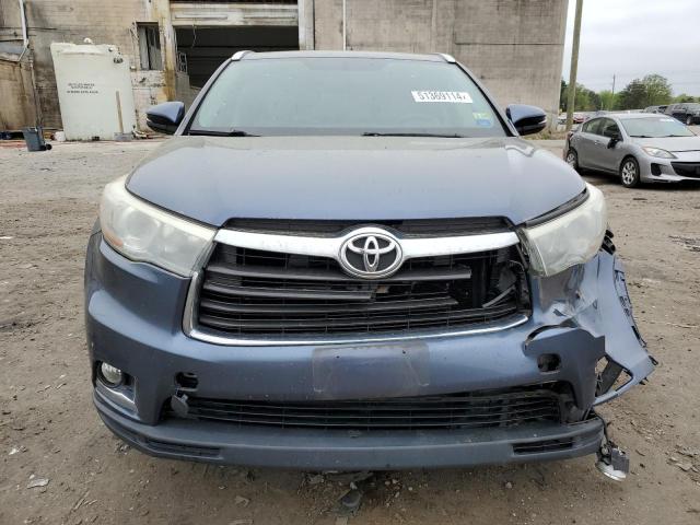 2015 Toyota Highlander Limited VIN: 5TDDKRFH5FS087297 Lot: 51369114
