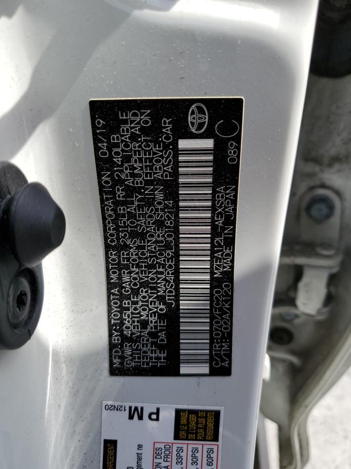 JTDS4RCE9LJ018214 2020 Toyota Corolla Se