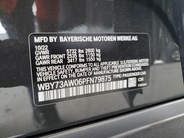 2023 BMW I4 EDRIVE WBY73AW06PFN79875