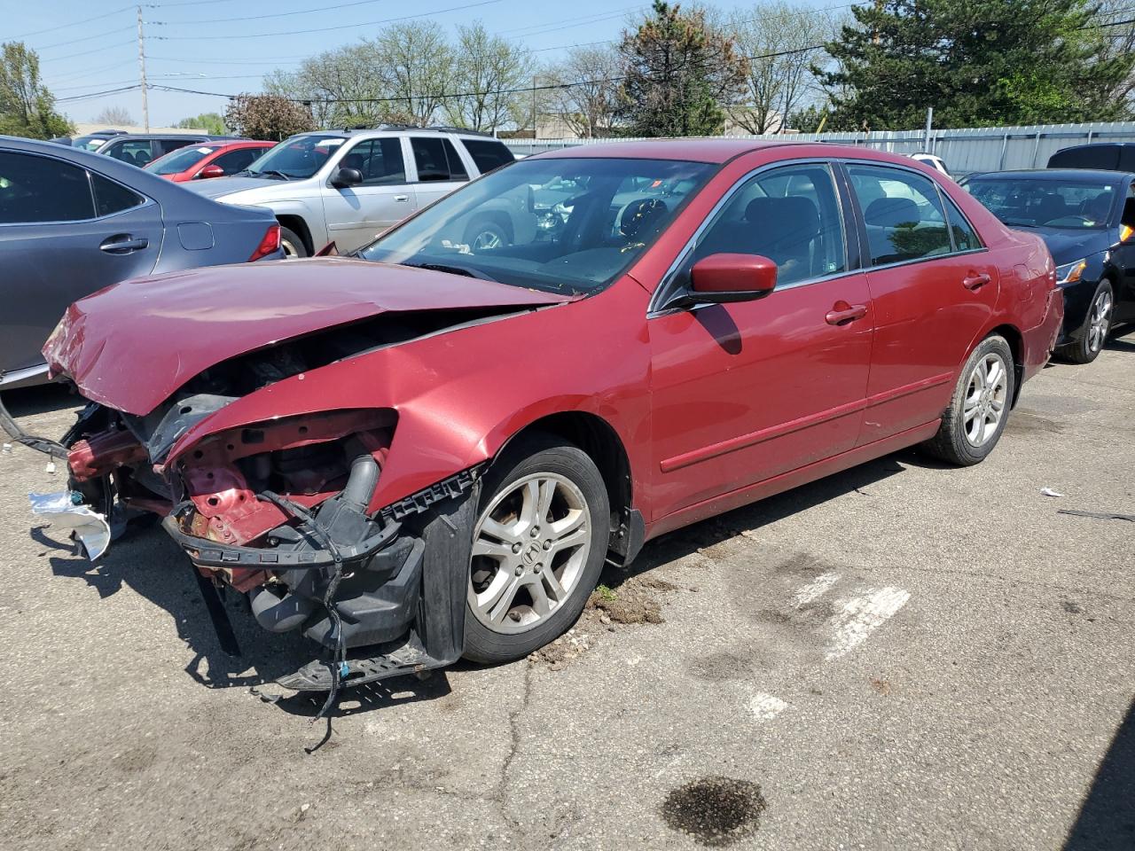 1HGCM56387A128427 2007 Honda Accord Se