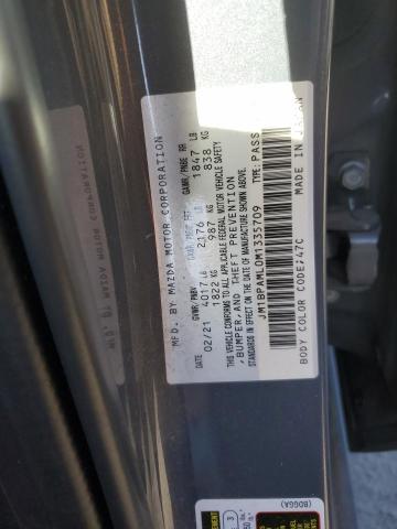 2021 Mazda 3 Premium VIN: JM1BPAML0M1335709 Lot: 51395944