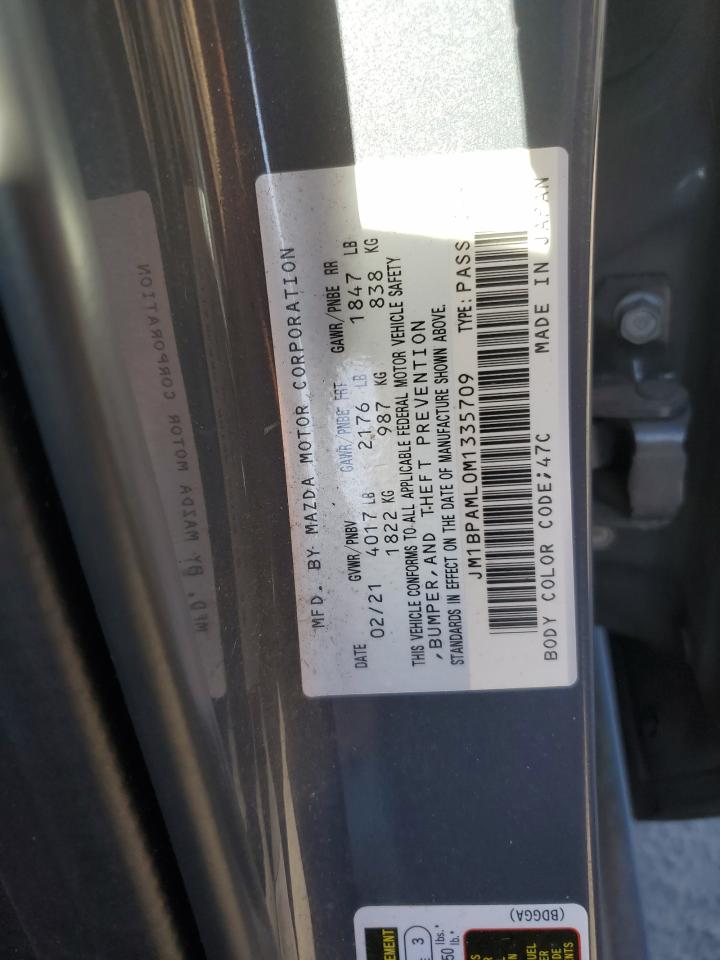 JM1BPAML0M1335709 2021 Mazda 3 Premium