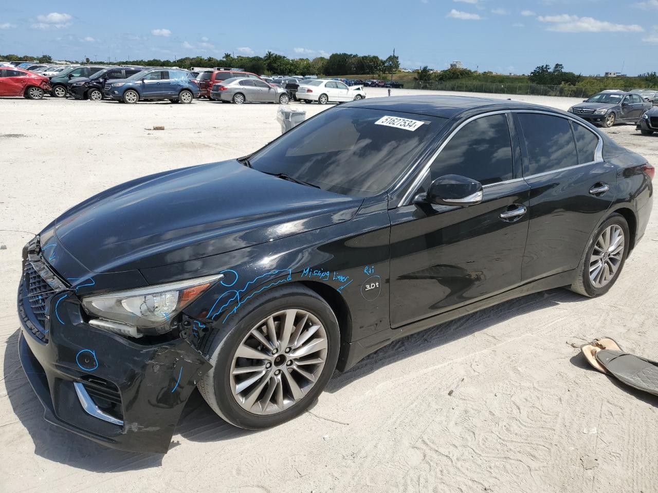 JN1EV7AR6JM434823 2018 Infiniti Q50 Luxe