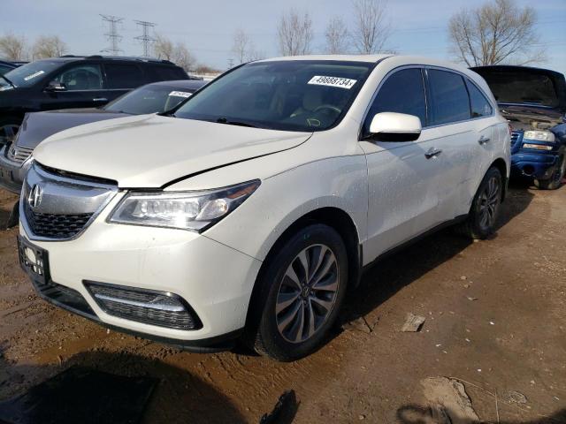 Lot #2487428579 2015 ACURA MDX TECHNO salvage car