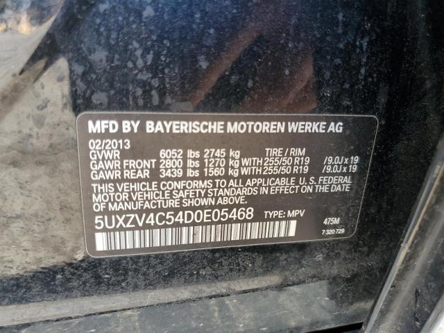 VIN 5UXZV4C54D0E05468 2013 BMW X5, Xdrive35I no.13