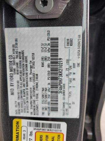 VIN 3FA6P0H73KR210219 2019 Ford Fusion, SE no.13