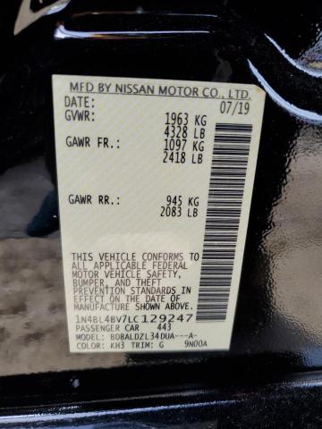 2020 NISSAN ALTIMA S - 1N4BL4BV7LC129247