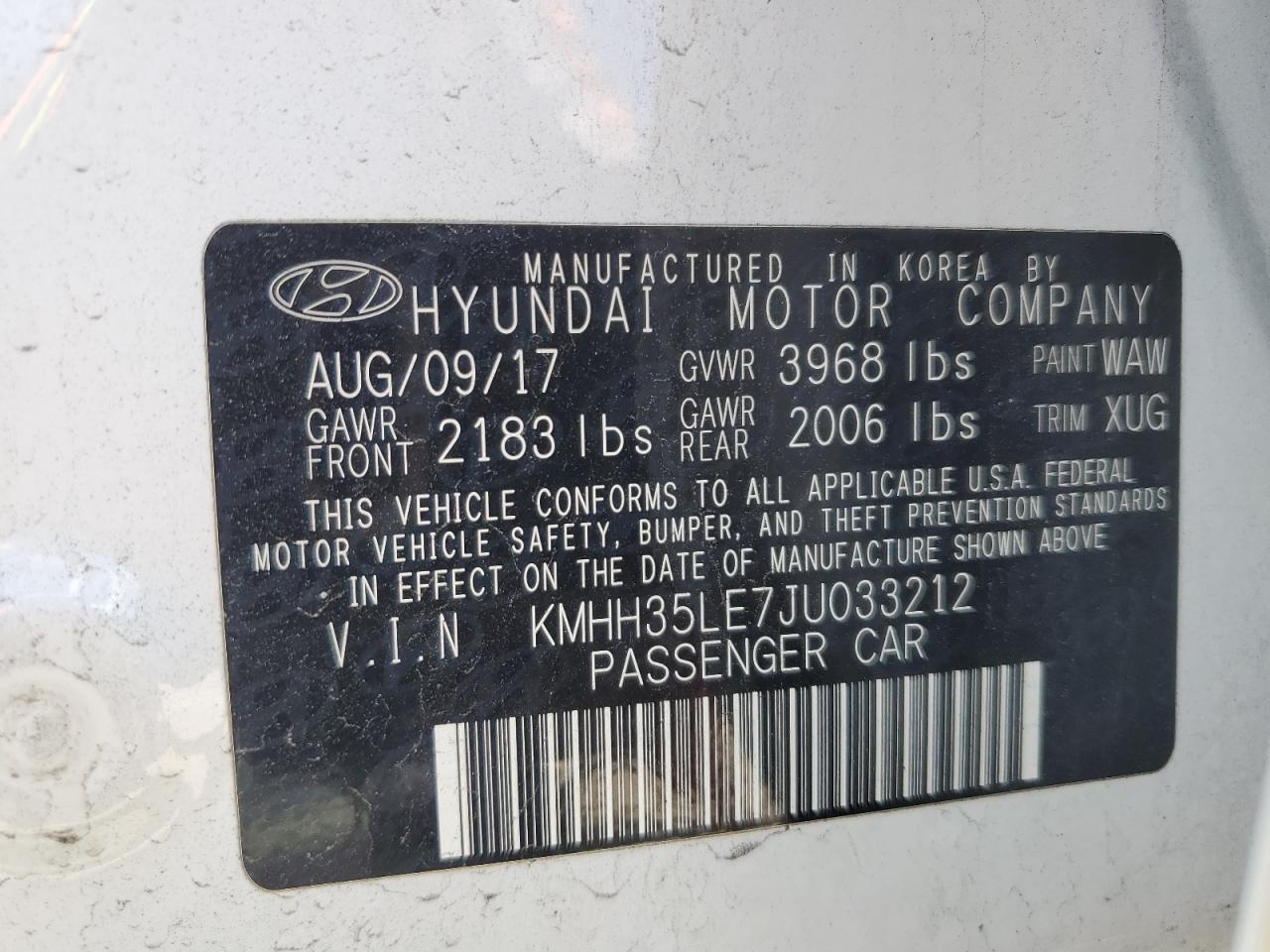 KMHH35LE7JU033212 2018 Hyundai Elantra Gt