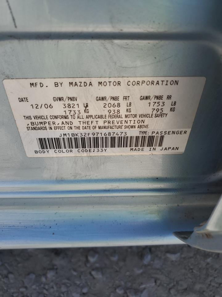 JM1BK32F971687473 2007 Mazda 3 I