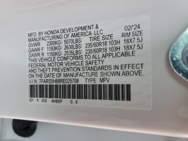 2024 HONDA CR-V SPORT - 7FARS5H88RE025708