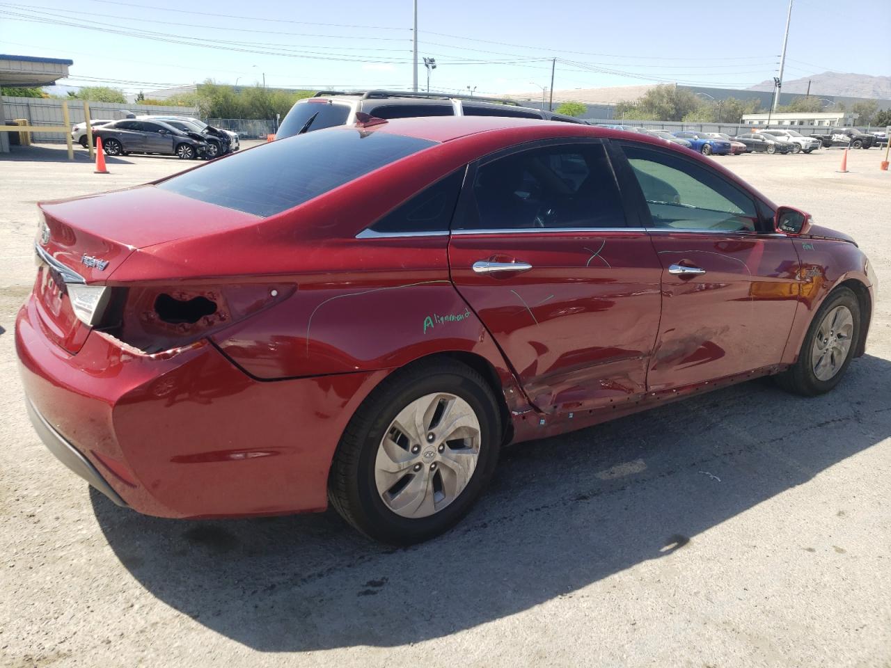 KMHEC4A47DA094492 2013 Hyundai Sonata Hybrid