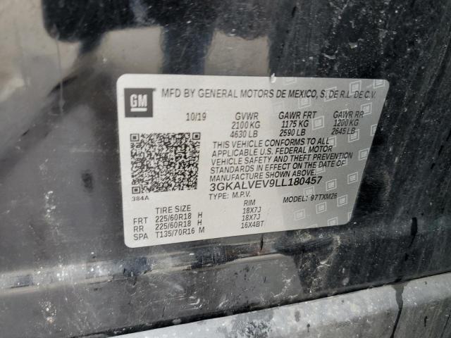 2020 GMC Terrain Slt VIN: 3GKALVEV9LL180457 Lot: 51591634