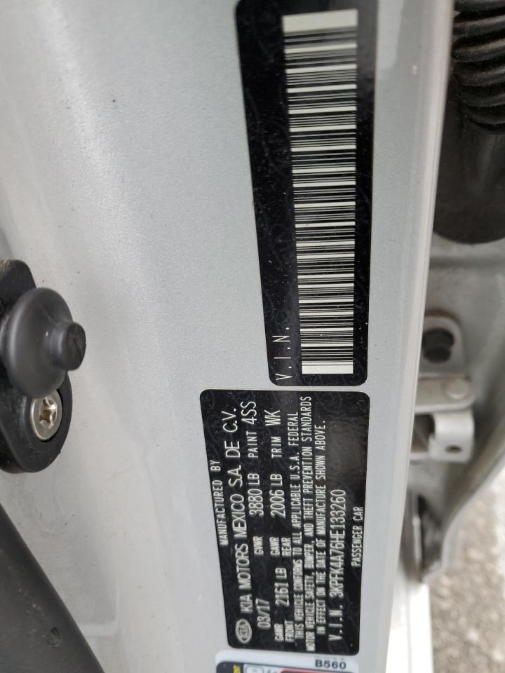 3KPFK4A76HE133260 2017 Kia Forte Lx