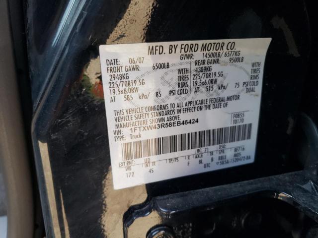 1FTXW43R58EB46424 | 2008 Ford f450 super duty