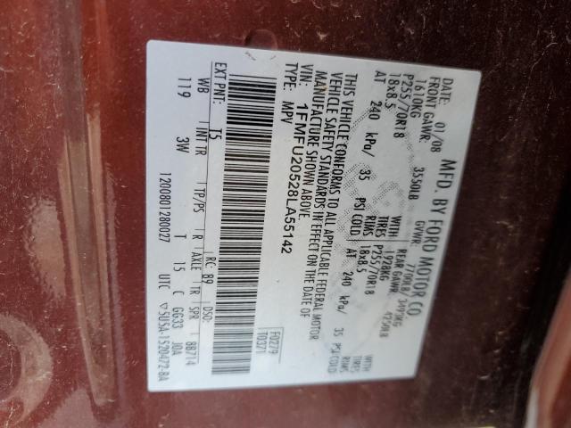 2008 Ford Expedition Limited VIN: 1FMFU20528LA55142 Lot: 50267454