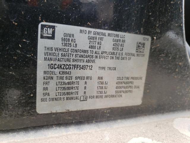 2015 CHEVROLET 3500 1GC4KZCG7FF549712