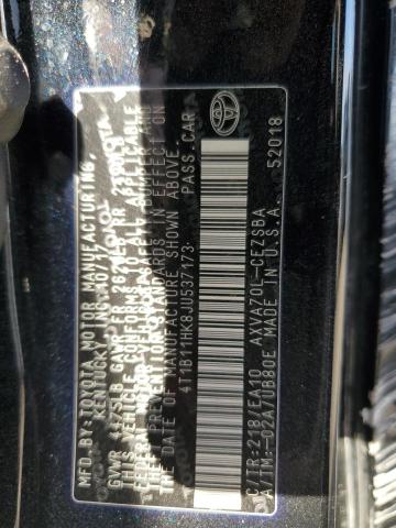 2018 TOYOTA CAMRY L - 4T1B11HK8JU537173
