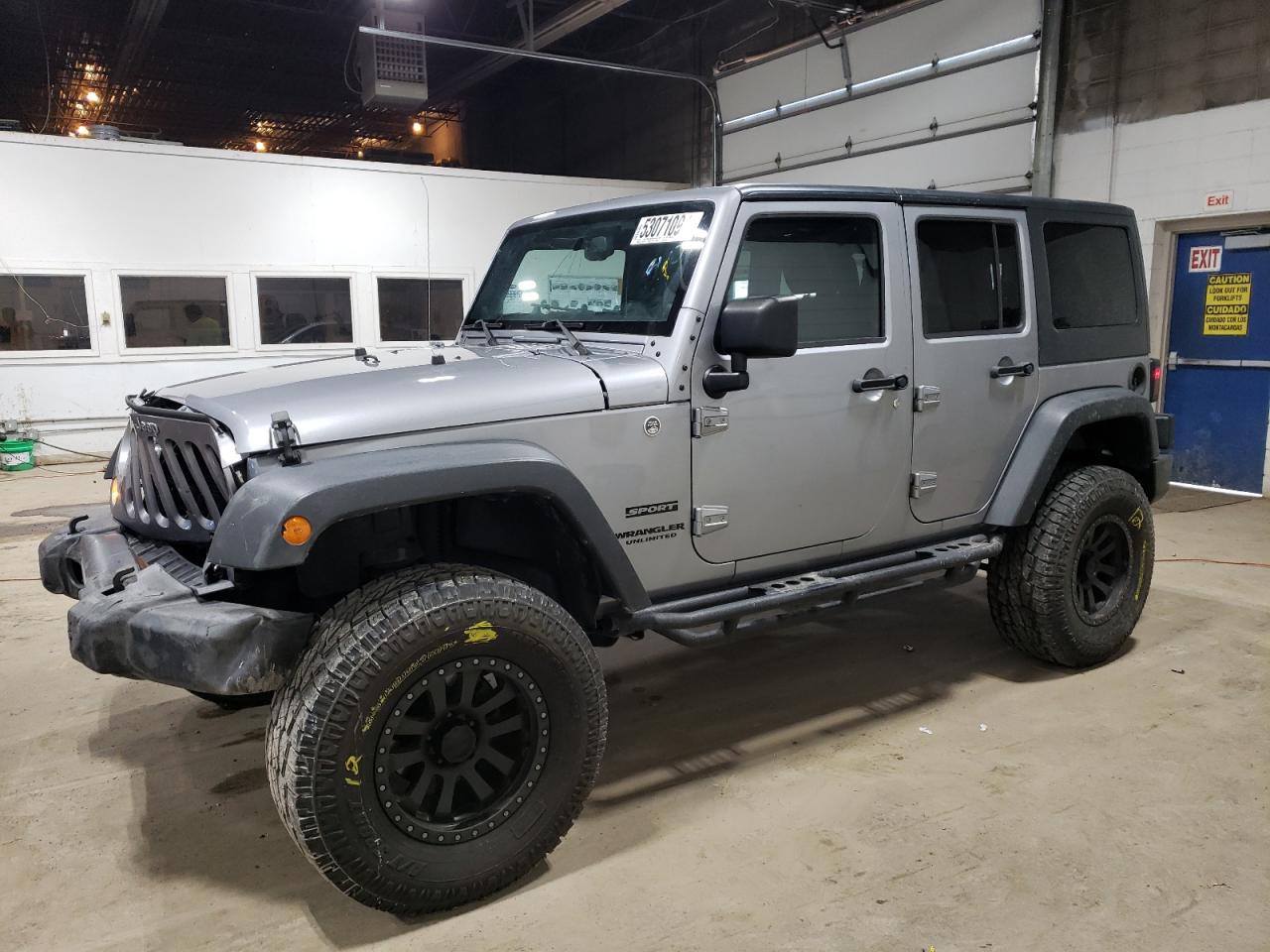 1C4BJWDG4EL133639 2014 Jeep Wrangler Unlimited Sport