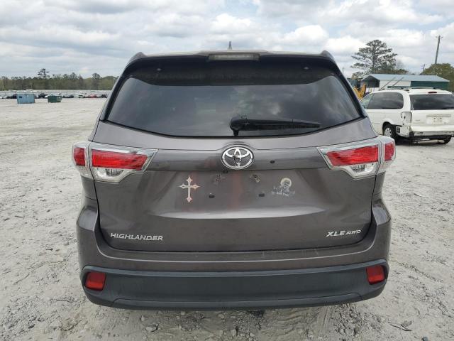 VIN 5TDJKRFH0FS091275 2015 Toyota Highlander, Xle no.6