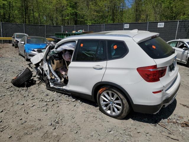 VIN 5UXWX9C52H0T01509 2017 BMW X3, Xdrive28I no.2