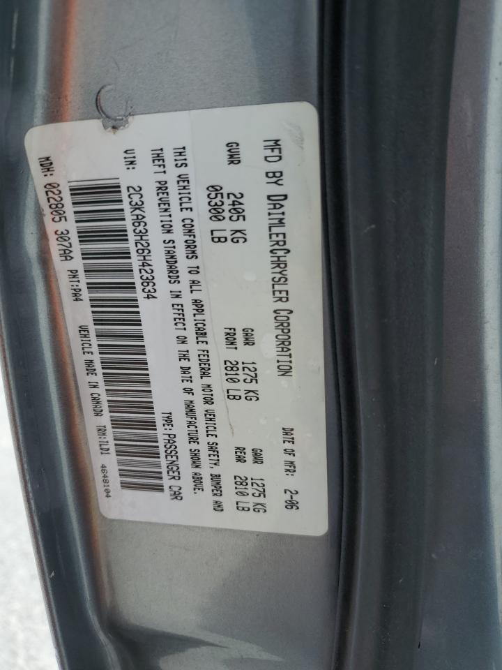 2C3KA63H26H423634 2006 Chrysler 300C