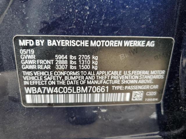 2020 BMW 745XE - WBA7W4C05LBM70661
