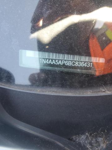 2011 Nissan Maxima S VIN: 1N4AA5AP6BC836431 Lot: 51922744