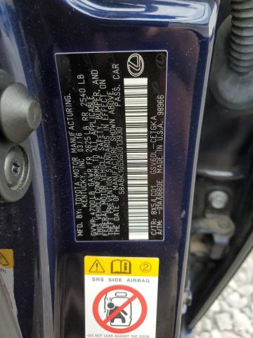 2016 Lexus Es 350 VIN: 58ABK1GG5GU013930 Lot: 50375804