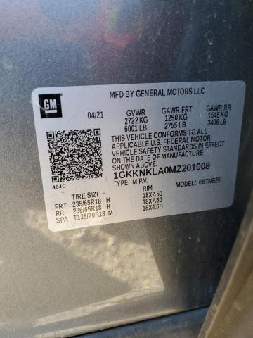 1GKKNKLA0MZ201008 GMC Acadia SLE 13