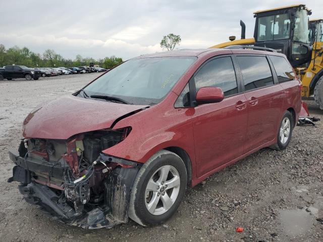 Lot #2519776228 2020 TOYOTA SIENNA LE salvage car