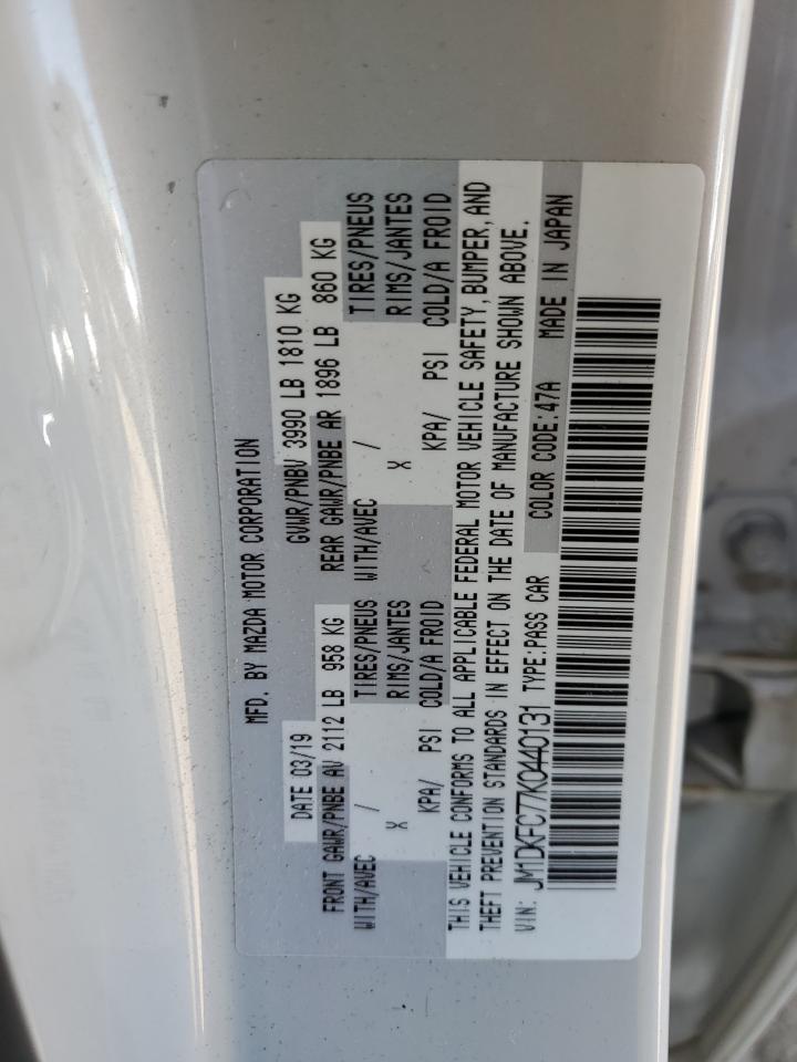 JM1DKFC77K0440131 2019 Mazda Cx-3 Touring