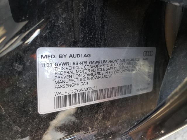 WAUHUDGY6NA031021 Audi A3 PREMIUM 12